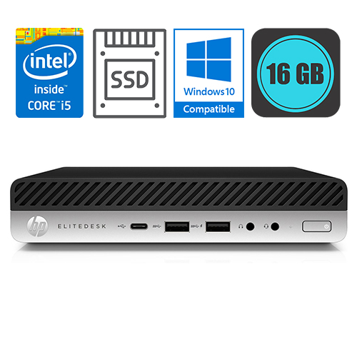 HP EliteDesk 800 G4 DM i5-8500 (hexacore) + 16GB + SSD HP EliteDesk 800 G4 DM i5-8500 (hexacore) + 16GB + SSD